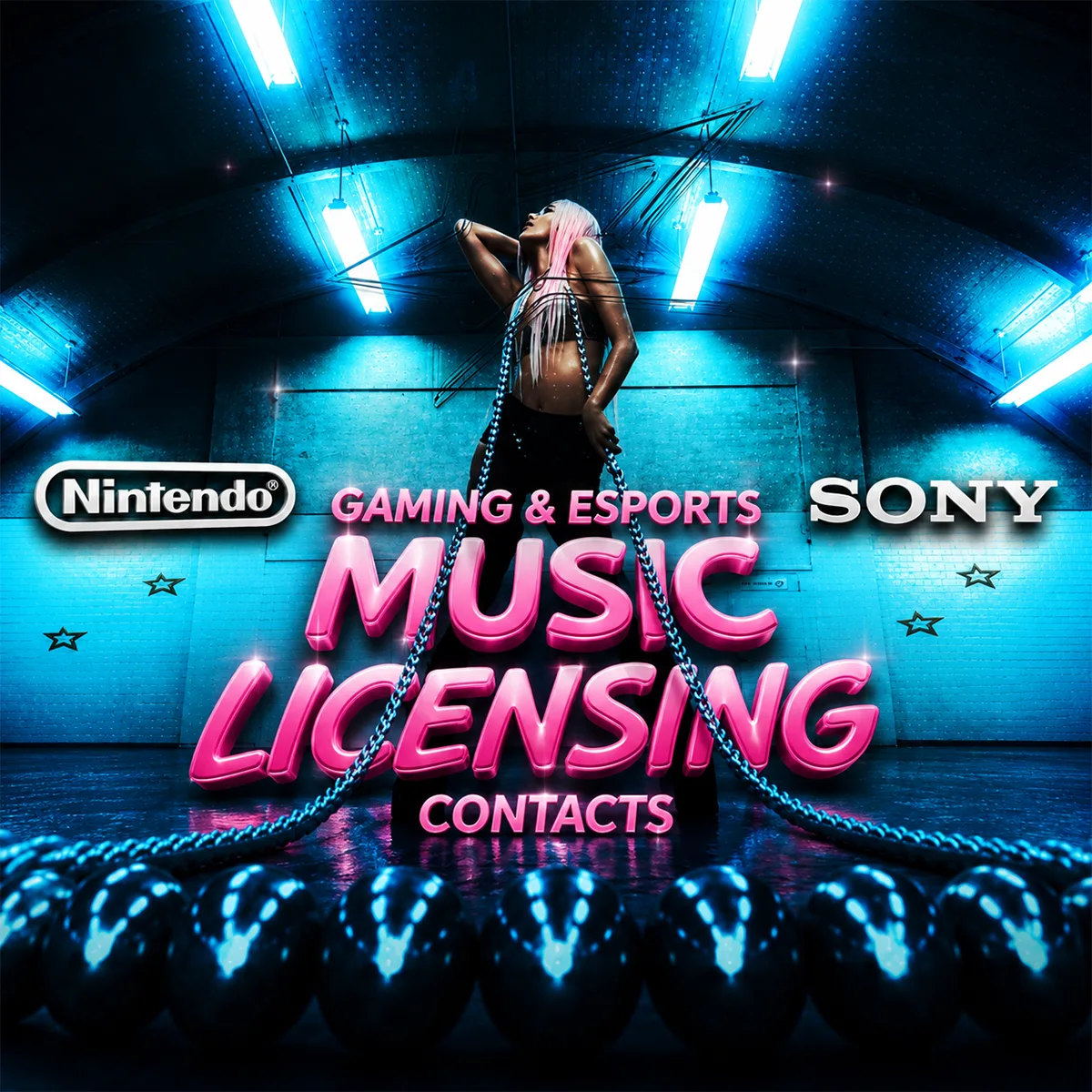 Gaming & Esports Music Licensing Contacts — curated Virtual Publicist Collection artwork