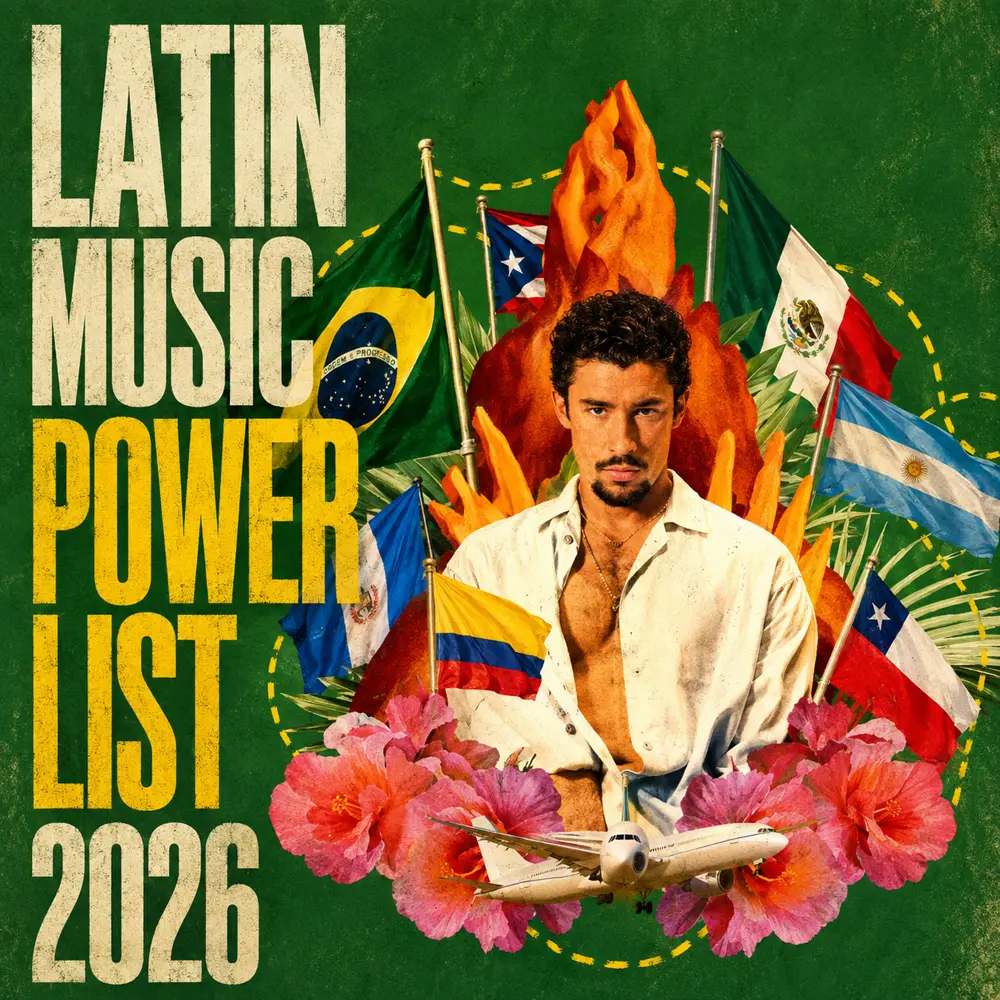 Latin Music Power List 2026 — curated Virtual Publicist Collection artwork