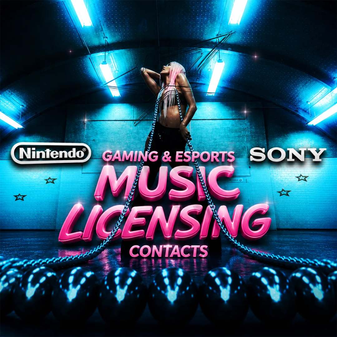 Gaming & Esports Music Licensing Contacts — curated Virtual Publicist Collection artwork