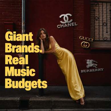 Giant Brands. Real Music Budgets — curated Virtual Publicist Collection artwork