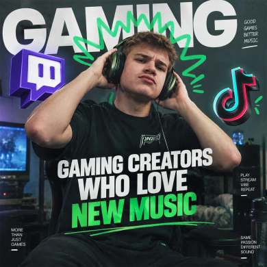 Gaming Creators Who Love New Music — curated Virtual Publicist Collection artwork