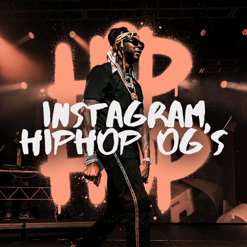 Collection artwork for 'Instagram Hip-Hop OGs' with stylised text and graphic elements.
