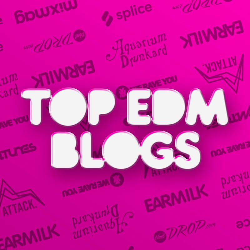 EDM blogs, electronic dance music publications, DJ magazines, music industry contact list.