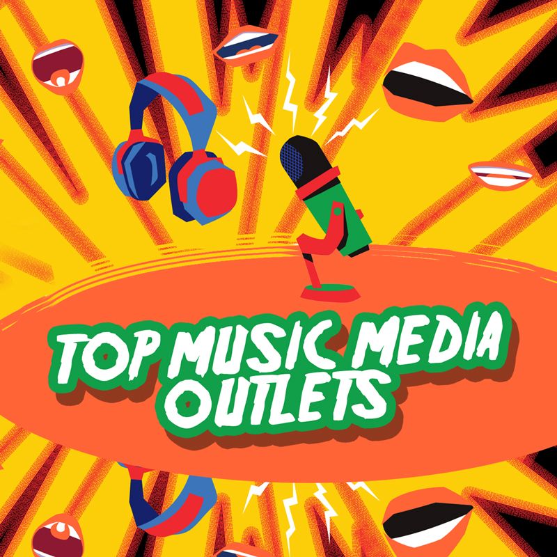 Music media, blogs, magazines, and digital publications for music reviews and features.